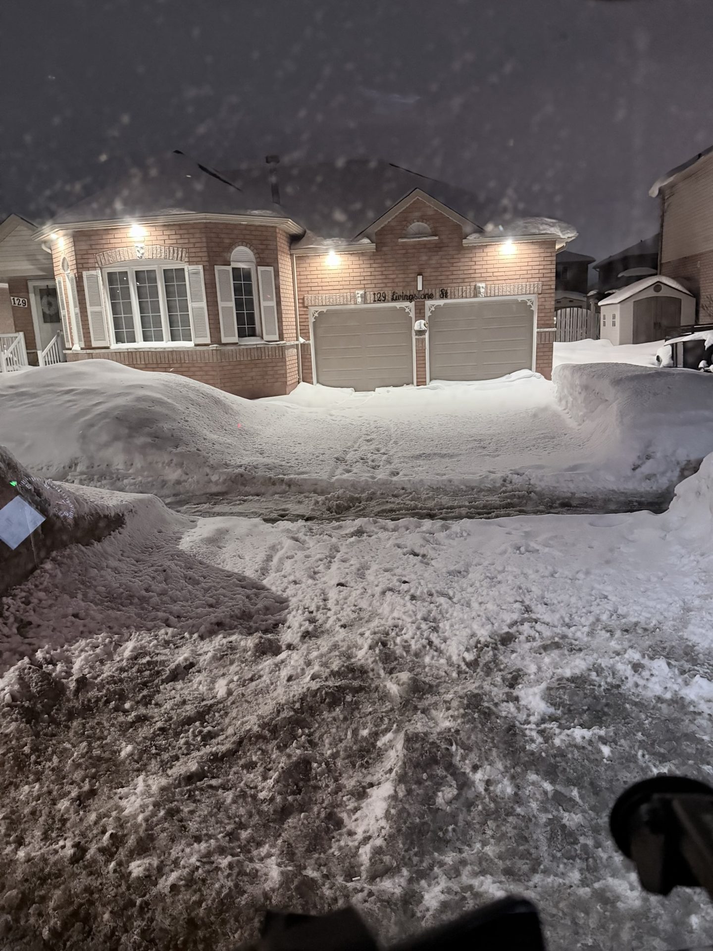 Snowforce team servicing a property in Simcoe County